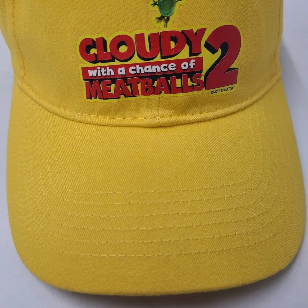 Cloudy With A Chance Of Meatballs 2 Movie Promo Hat‎ Adjustable 2013 Cartoon Men